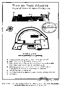 Fort de l'Ile d'Arguin en 1721